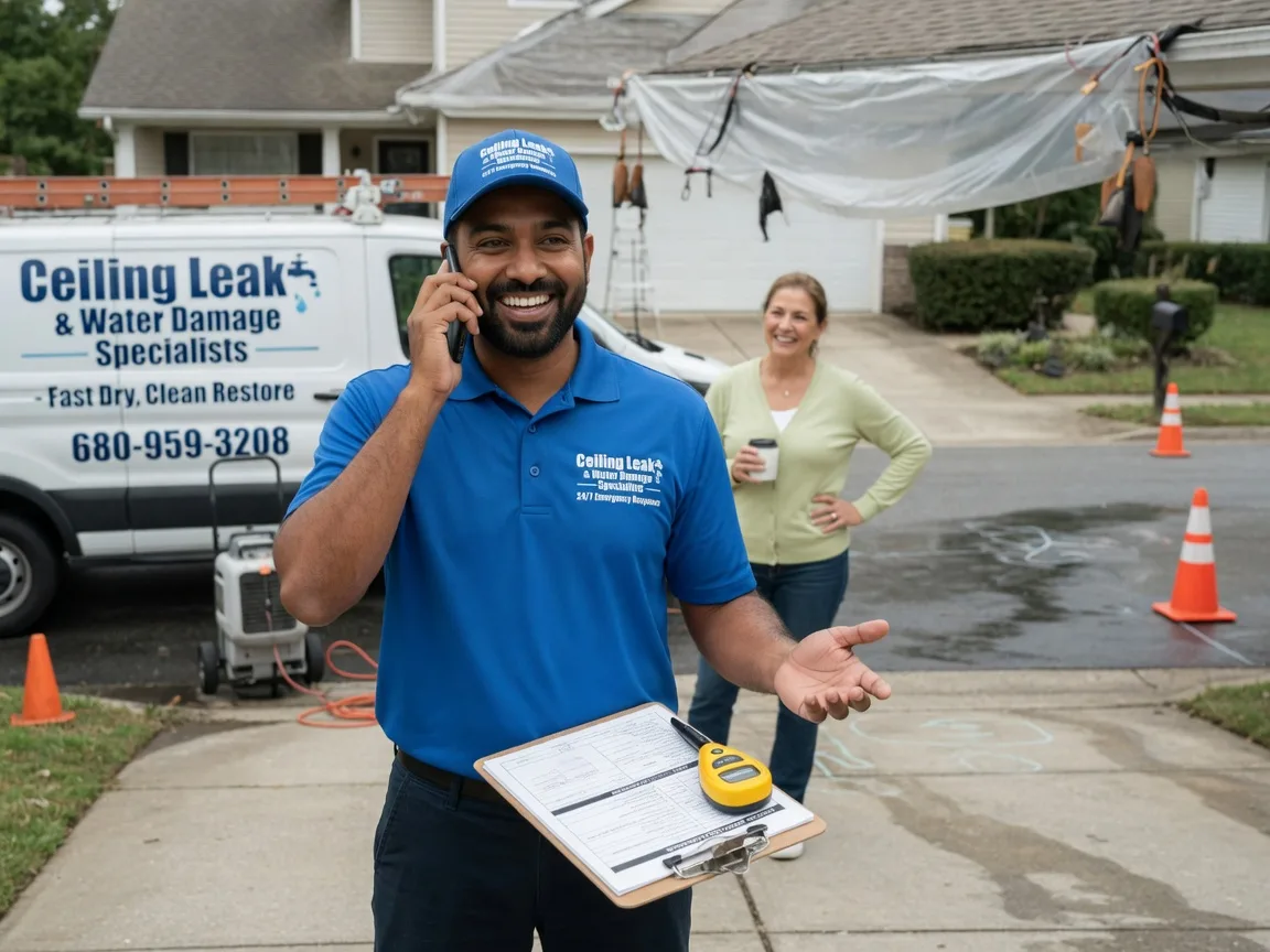 Ceiling Leak Cleanup Groesbeck, TX FAQs